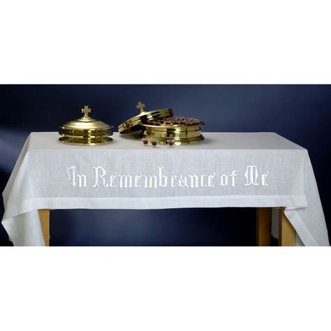 Remembering the Divine with Communion Table Cloth